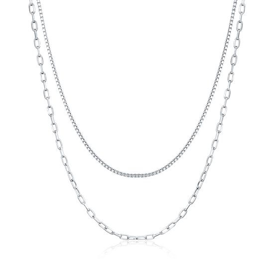 Řetízek JVD stříbrný