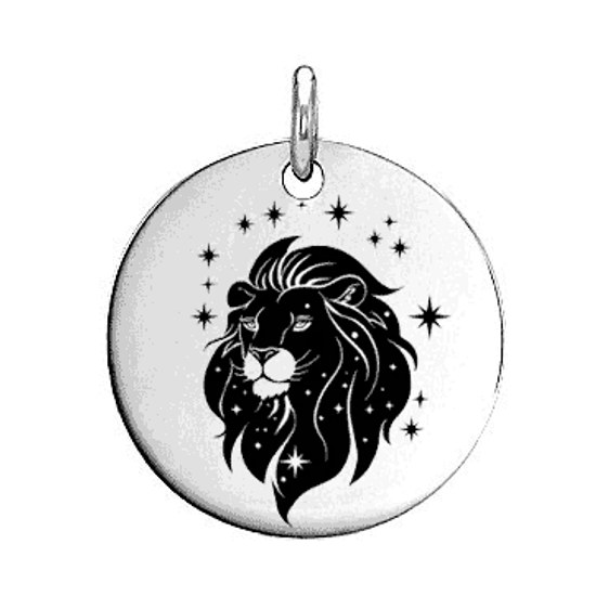 Ocelový přívěsek zvěrokruh LEV