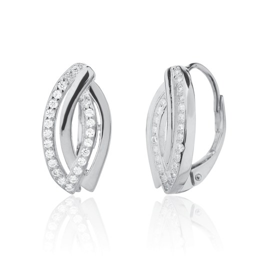 Náušnice JVD SVLE3391XJ6BI00 stříbrné