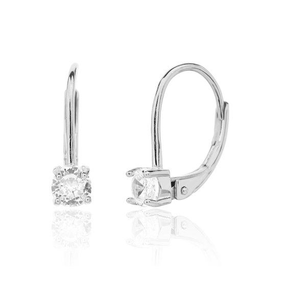 Náušnice JVD SVLE3368XJ6BI04 stříbrné