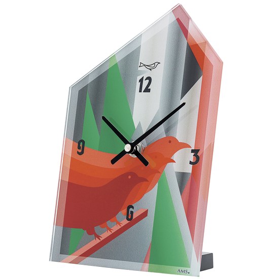 AMS T1254 - Moderní designové stolní hodiny