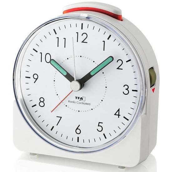 Rádiem řízený analogový budík TFA 60.1513.02 SUNRISE