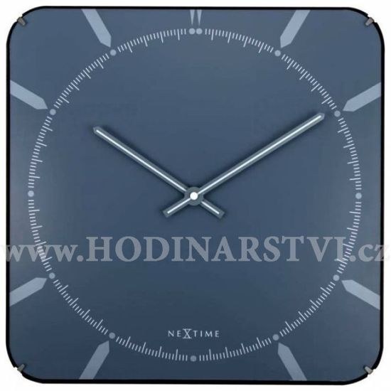 Hodiny NEXTIME 3172 Michael Dome Blue 35cm