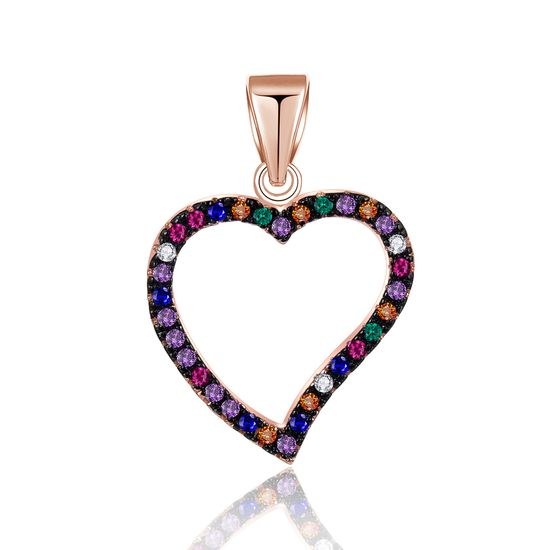 MOISS stříbrný přívěsek SRDCE