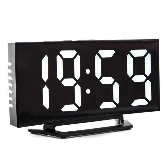 JVD SB3811.3 - Stále svítící budík s možností regulace jasu a mnoha užitečnými funkcemi