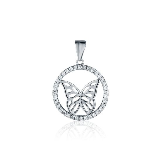 Přívěsek JVD SVLP1247X86BI00 stříbrný