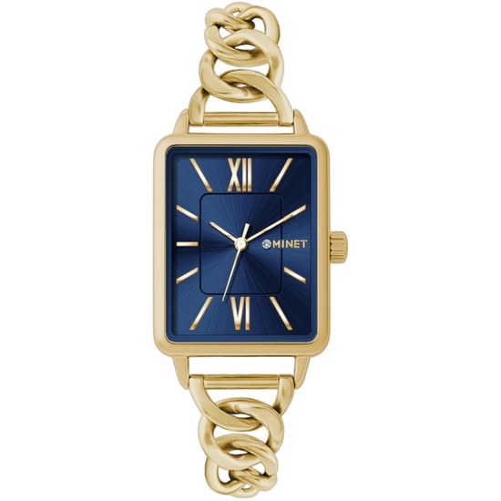 MINET Zlato-modré dámské hodinky SIENA MWL5430