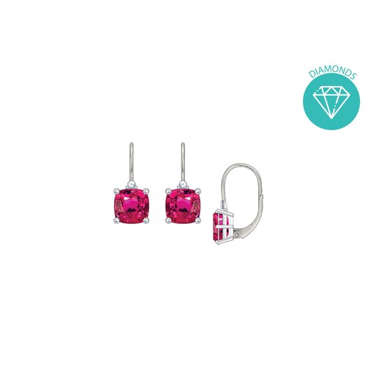 Náušnice JVD stříbrné