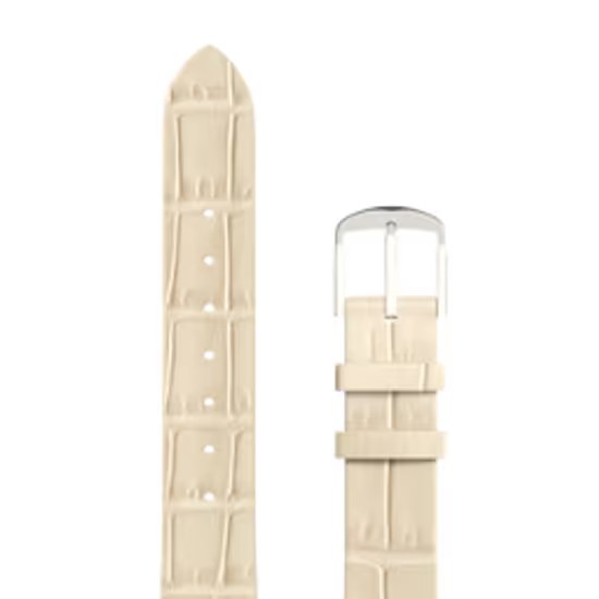 Řemínek kožený/cream croco