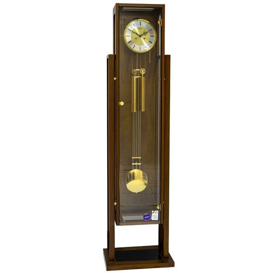 Adler 10159-W - Sloupové hodiny s půlovým závažovým strojem od německé firmy Hermle