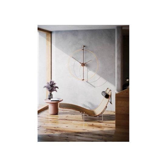 Designové nástěnné hodiny Nomon Barcelona Premium Gold 103cm