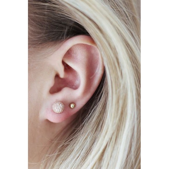 Náušnice JVD stříbrné