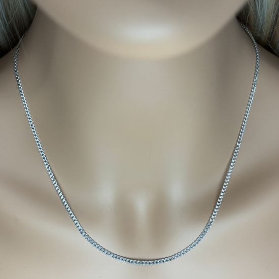 Stříbrný řetízek "Panzer" TU-1009