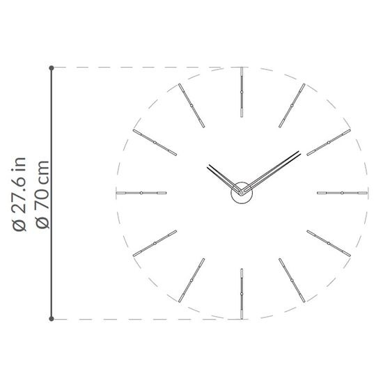 Hodiny Nomon Mini Merlin 70cm