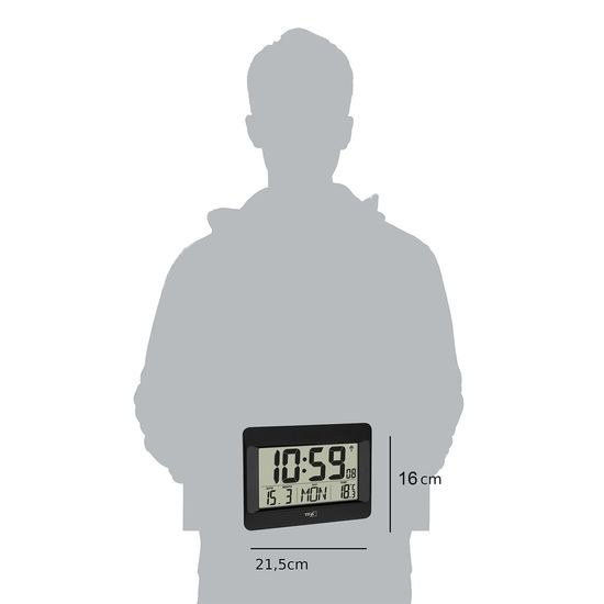 TFA 60.4519.01 - Rádiově řízené hodiny se zobrazením vnitřní teploty