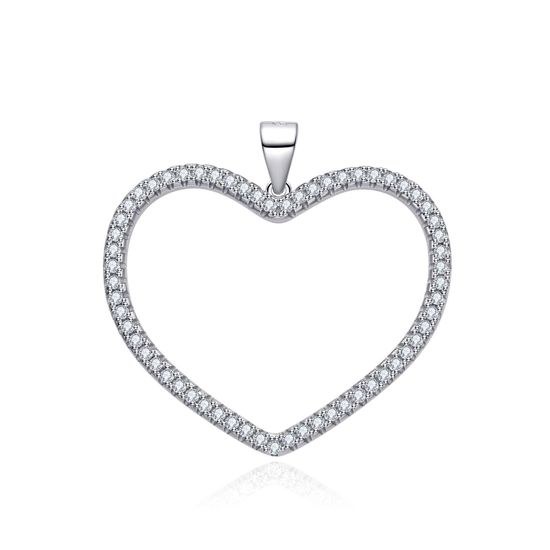 MOISS stříbrný přívěsek SRDCE