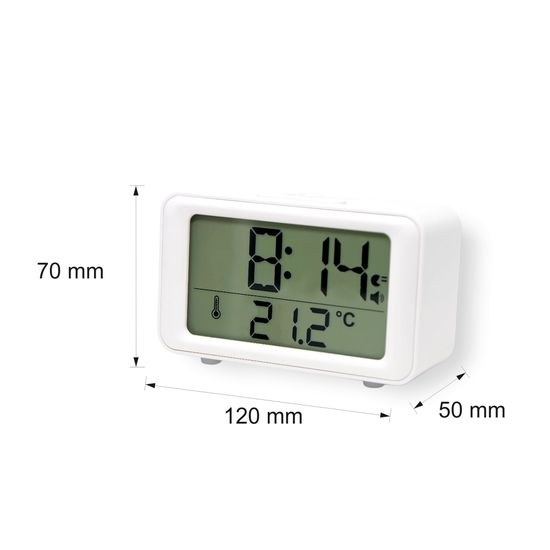 Airbi TALK - budík řízený signálem s hlasovým oznámením v českém jazyce