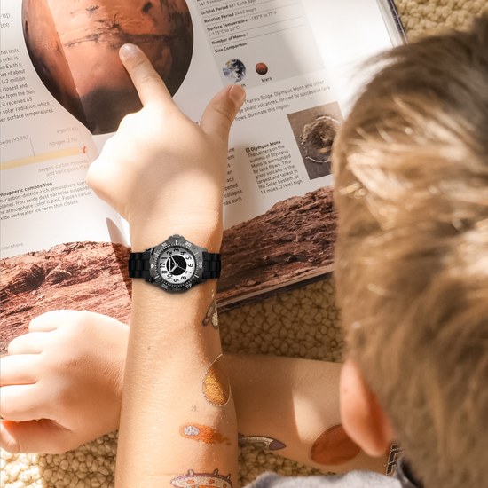 CLOCKODILE Svítící černé sportovní chlapecké dětské hodinky SPORT 4.0 CWB0084