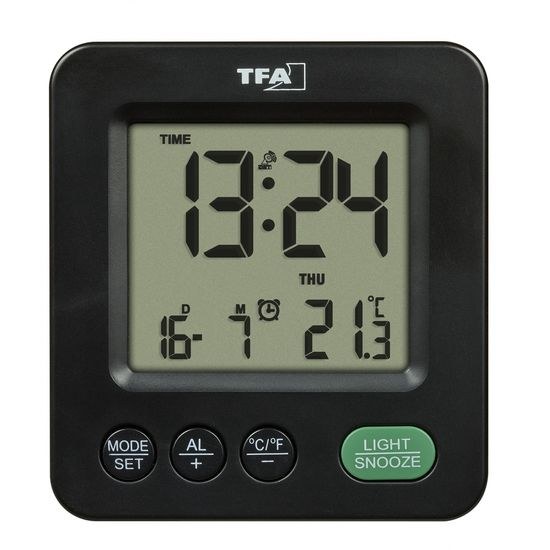 TFA 60.2567.01 - rádiem řízený digitální budík