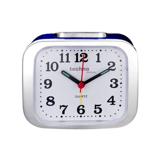 Analogový budík Modell XL blue