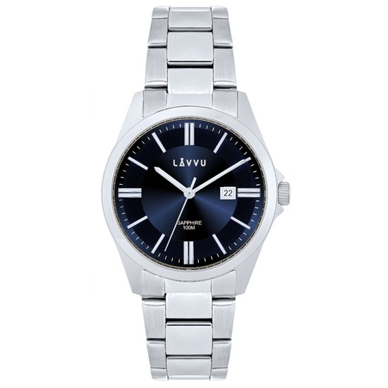 LAVVU Pánské hodinky se safírovým sklem HALLAND Blue LWM0300