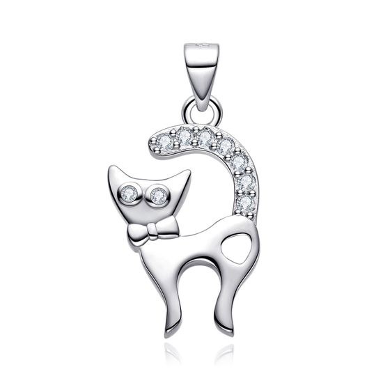 MOISS stříbrný přívěsek KOČKA