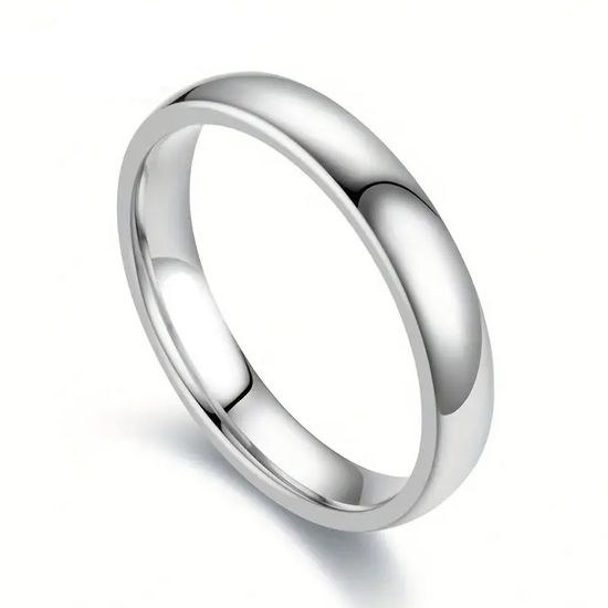 Snubní prsten z chirurgické oceli hladký