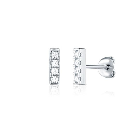 Náušnice JVD SVLE3008X61BI00 stříbrné