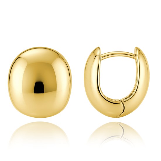 MINET Moderní zlaté náušnice Au 585/1000 2,60g