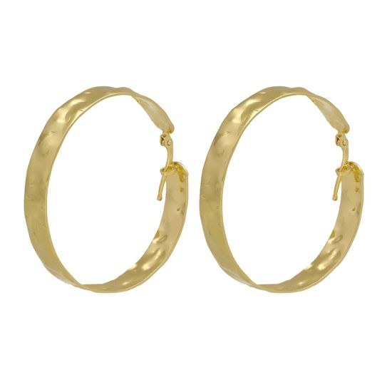 Victoria Cruz A4307-DT - stříbrné náušnice - zlacené