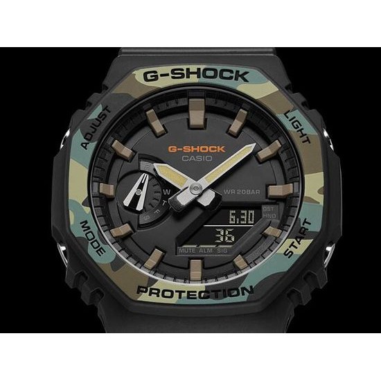 Hodinky Casio GA-2100SU-1AER Carbon Core Guard Utility Colors Series