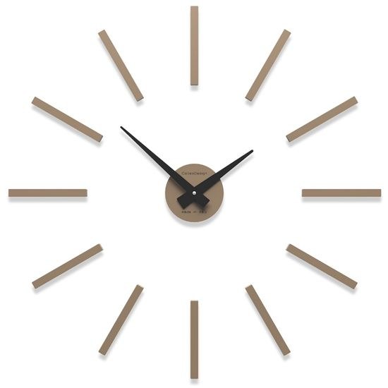 Hodiny CalleaDesign 10-301-14 62 cm caffe latte