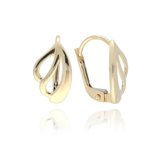 MOISS náušnice ze žlutého zlata