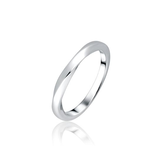 Prsten JVD stříbrný