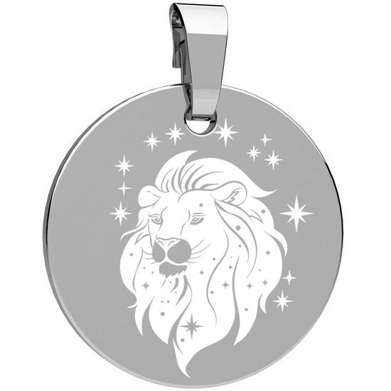 Stříbrný přívěsek zvěrokruh lev 12 mm