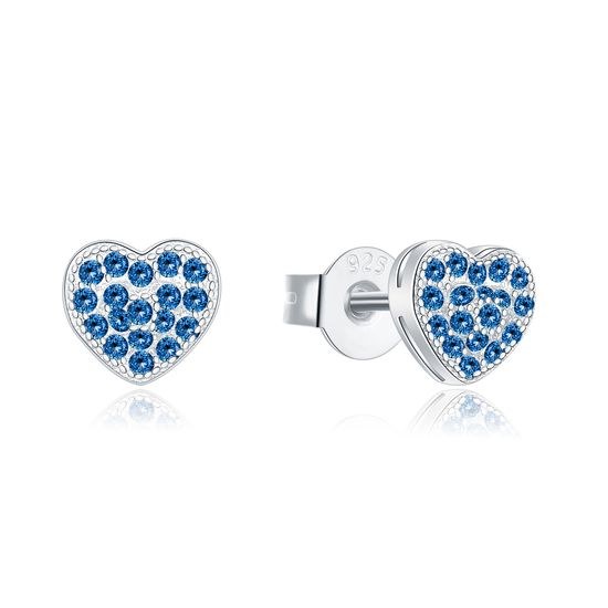 MOISS stříbrné náušnice SRDCE