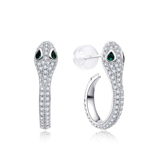 MOISS stříbrné náušnice HAD