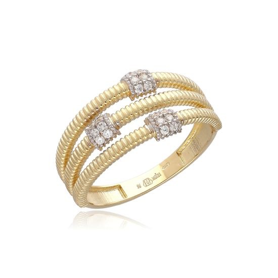 MOISS prsten ze žlutého zlata