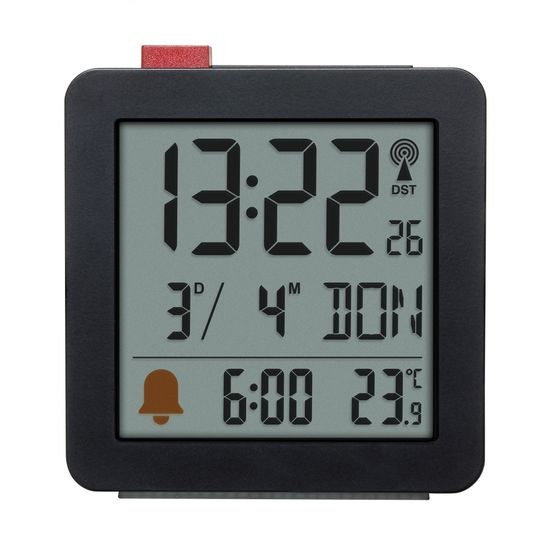 TFA 60.2566.01 - digitální DCF rádiem řízený budík