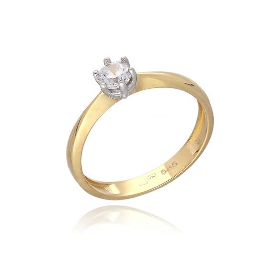 MOISS prsten ze žlutého zlata