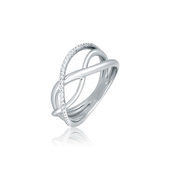 Prsten JVD SVLR1260XK6BI stříbrný