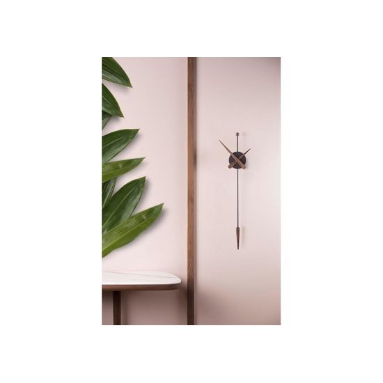 Designové nástěnné hodiny Nomon Punta BW 63cm