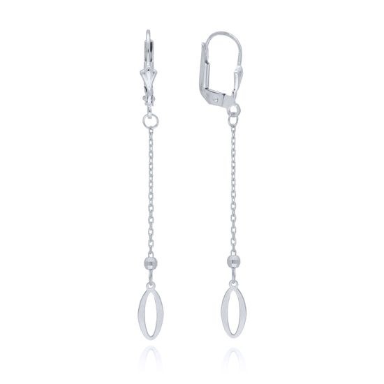 MOISS náušnice z bílého zlata