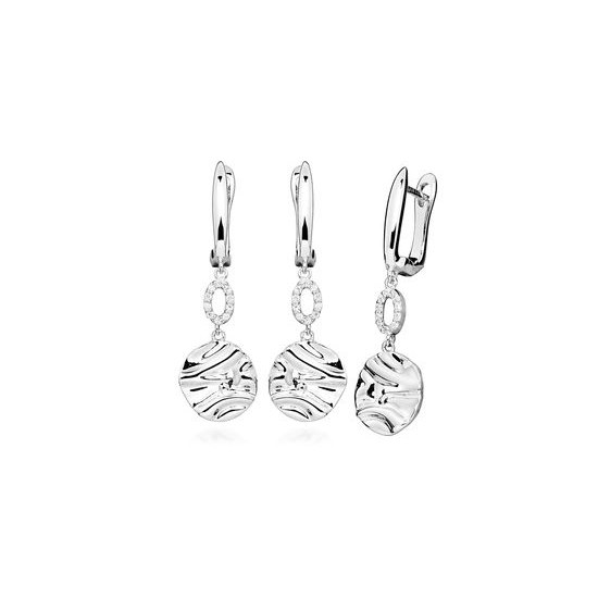 Náušnice JVD SVLE0648SH8BI00 stříbrné