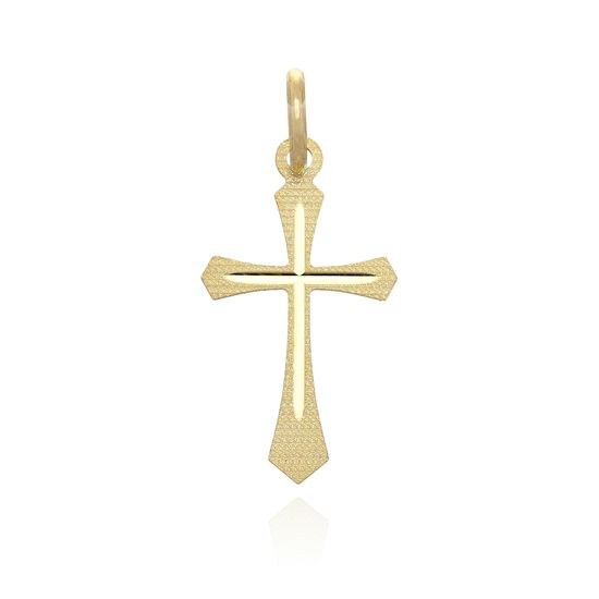 MOISS přívěsek ze žlutého zlata KŘÍŽEK