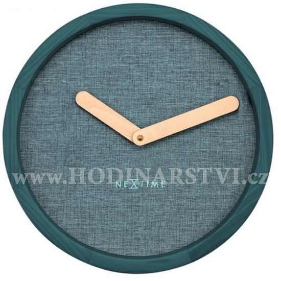 Designové nástěnné hodiny 3155tq Nextime Jeans Calm 30cm