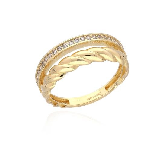 MOISS prsten ze žlutého zlata