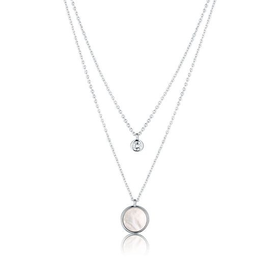 Náhrdelník JVD SVLN0681X61O145 stříbrný