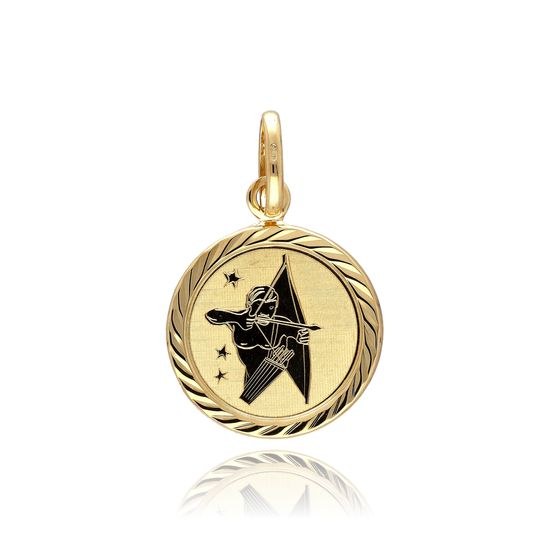 MOISS přívěsek ze žlutého zlata STŘELEC