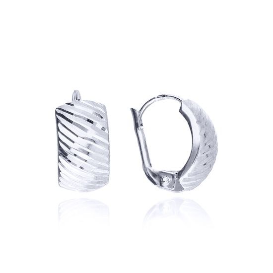 MOISS náušnice z bílého zlata